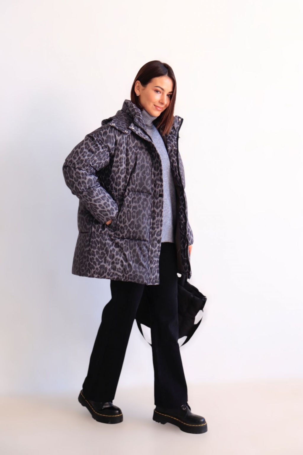Martichelli Куртка зимняя с анималистичным принтом  фото 3