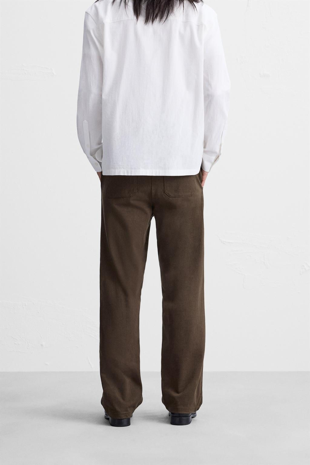 RELAXED FIT JOGGER TROUSERS - Zara фото 19