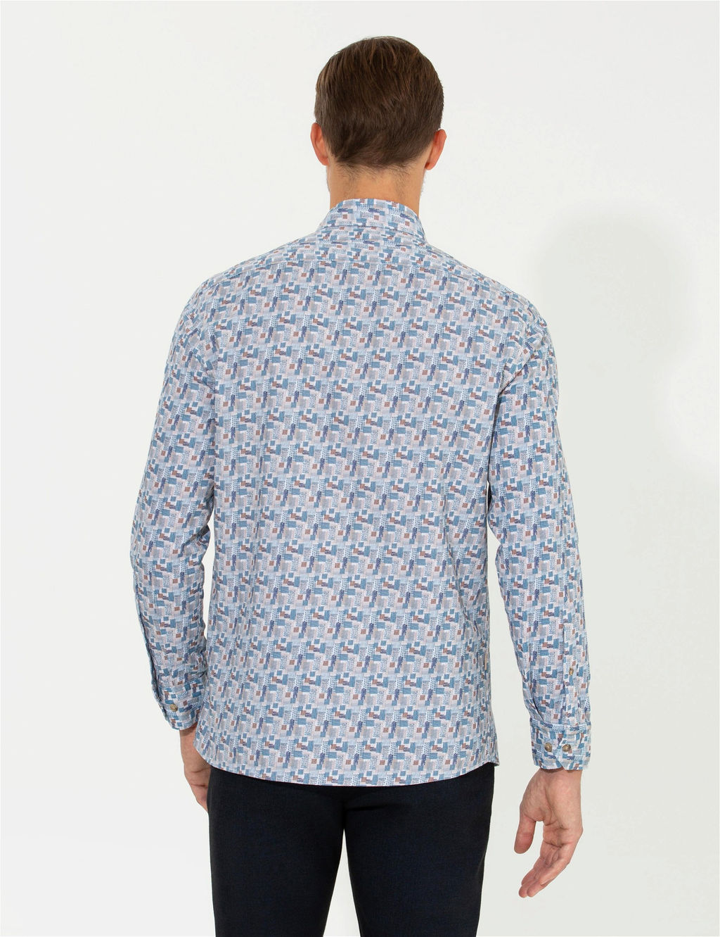 Bej Slim Fit Uzun Kollu G_mlek - Pierre cardin фото 5