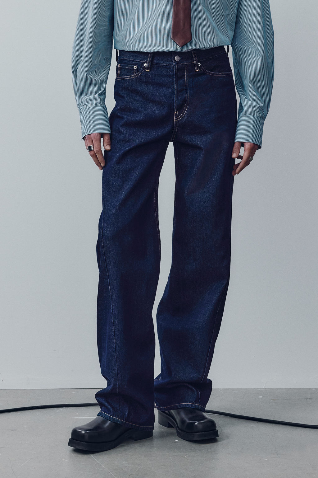 Loose Twisted Jeans - H&m фото 6