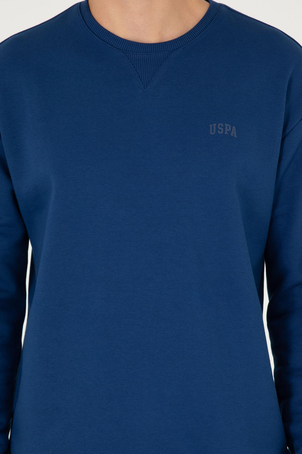Мужской базовый свитшот цвета индиго Неожиданная скидка в корзине - U.s. polo assn фото 6