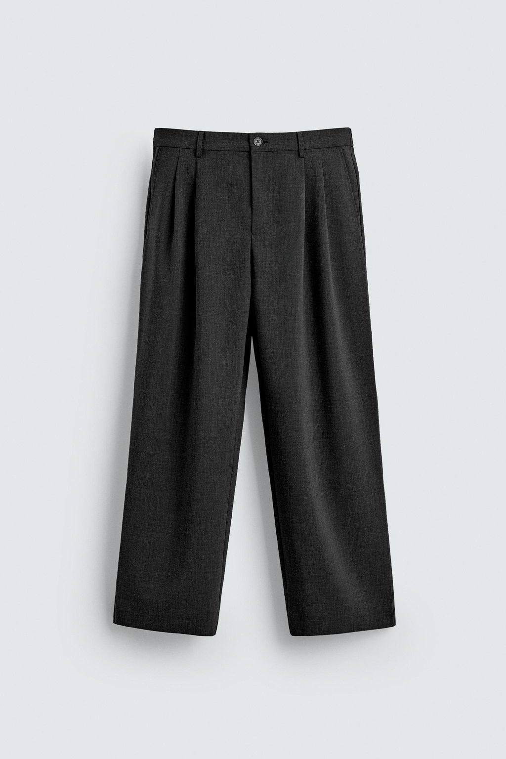 PLEATED WIDE-LEG TROUSERS - Zara фото 7