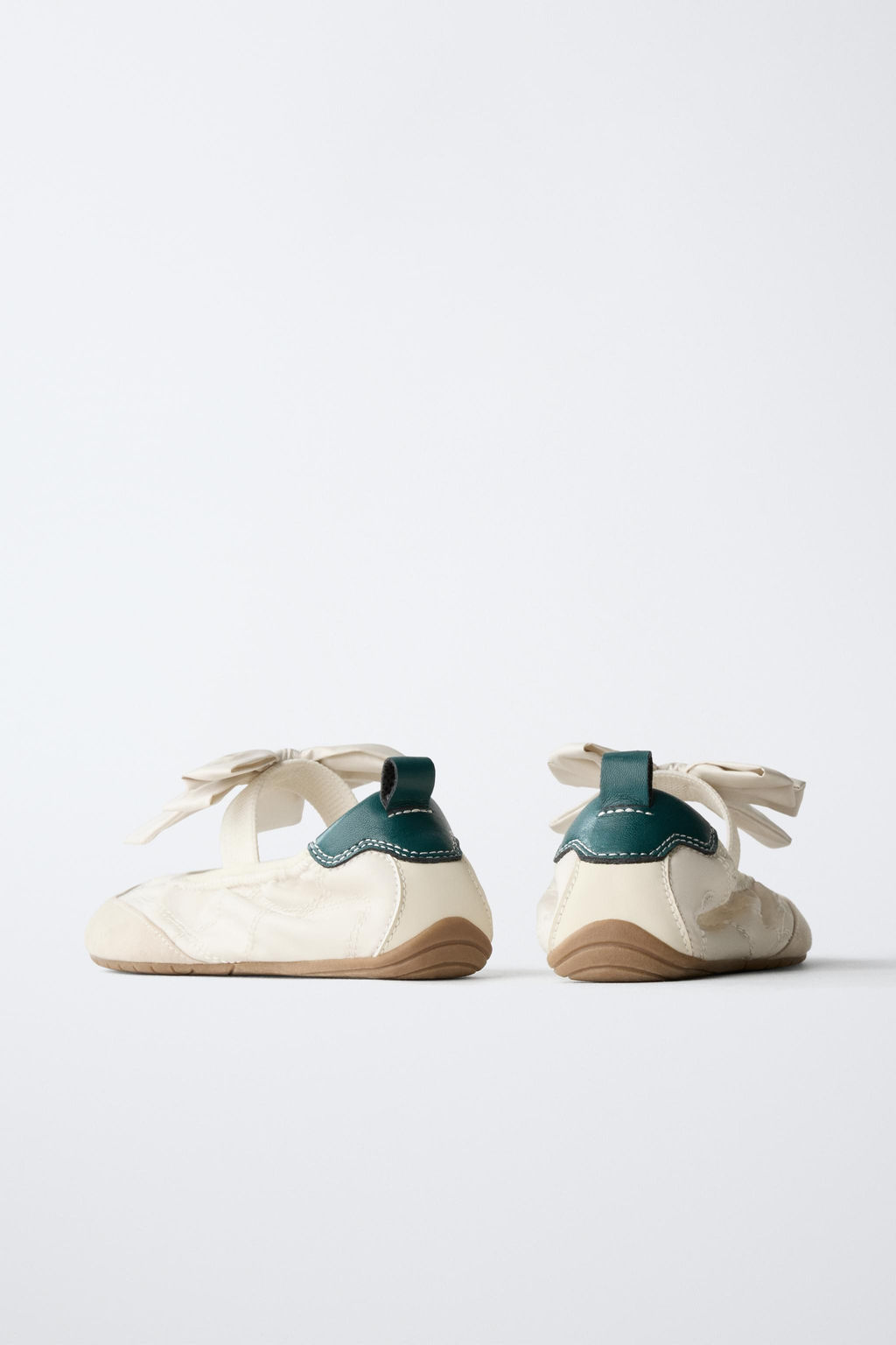 SPORTY BALLERINA SHOES WITH BOW - Zara фото 5