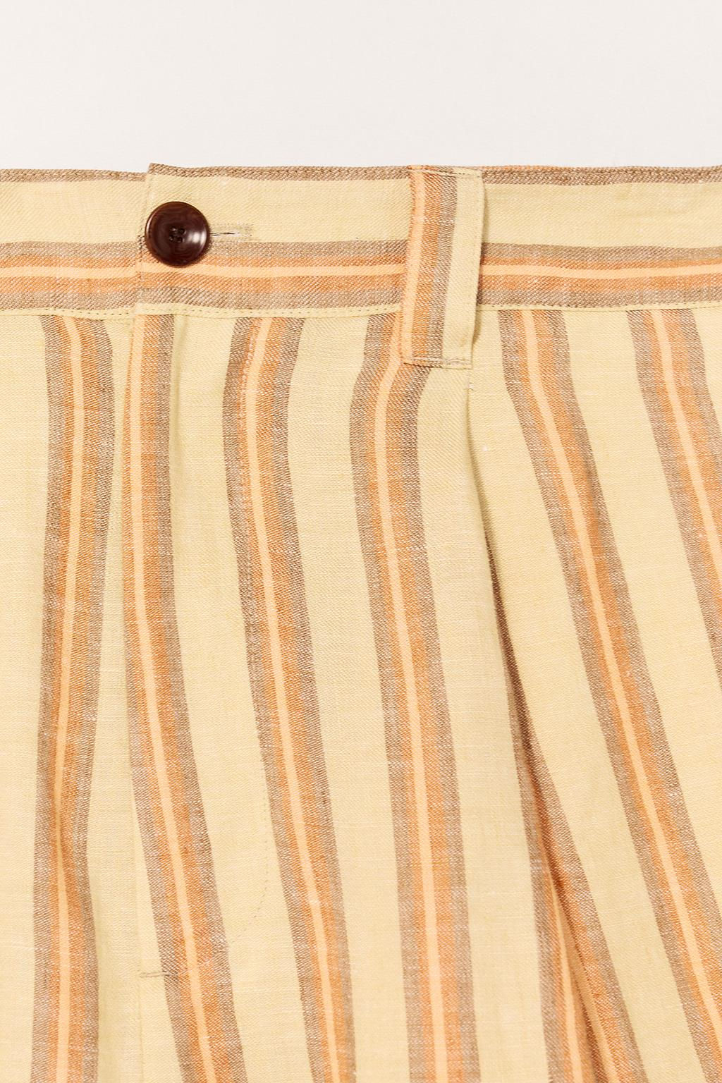 LIMITED EDITION STRIPED LINEN BERMUDA SHORTS - Zara фото 7