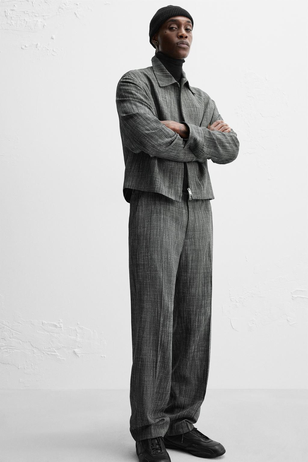 TEXTURED TROUSERS LIMITED EDITION - Zara фото 5