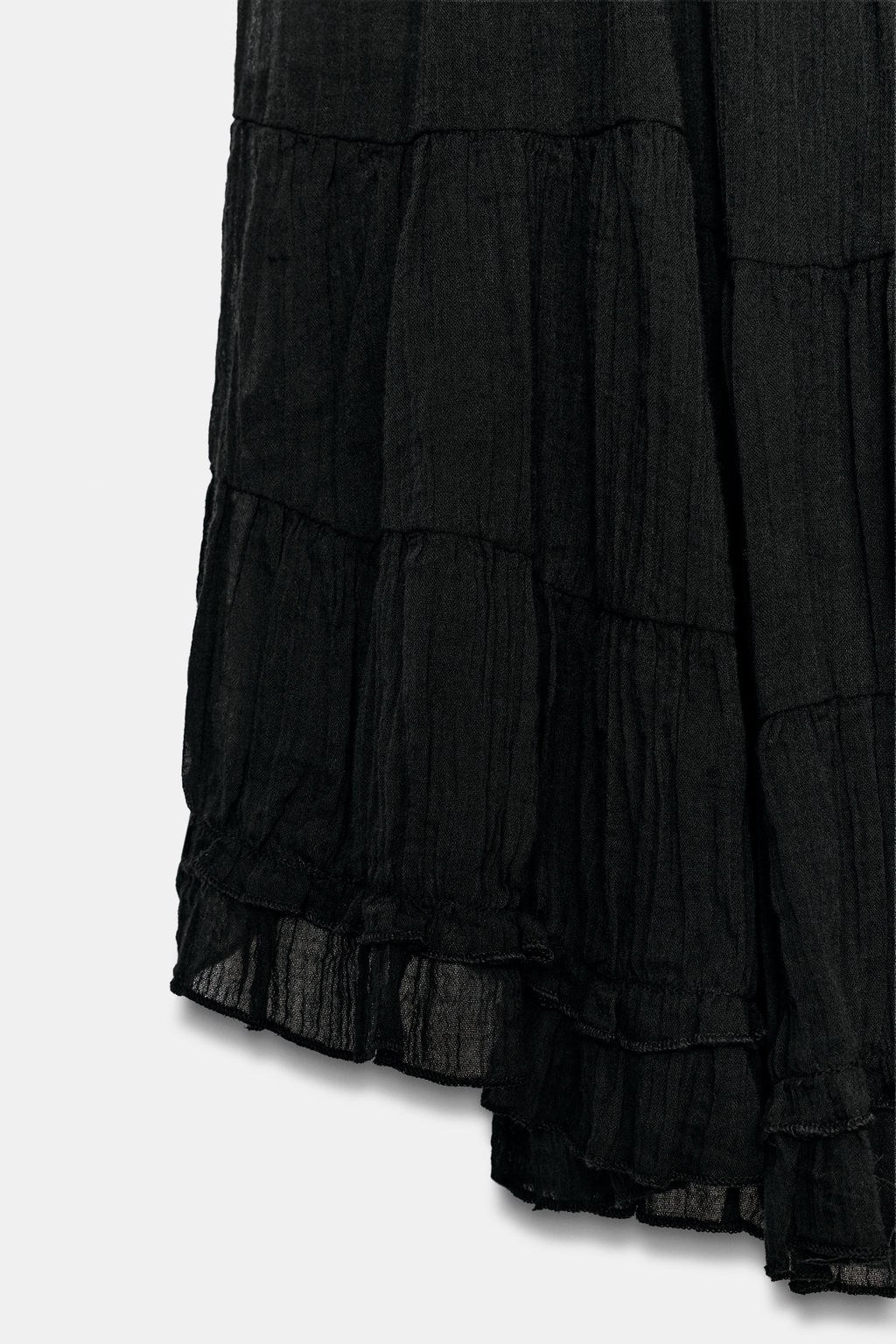 FALDA MIDI ASIM?TRICA / Negro - Zara фото 8
