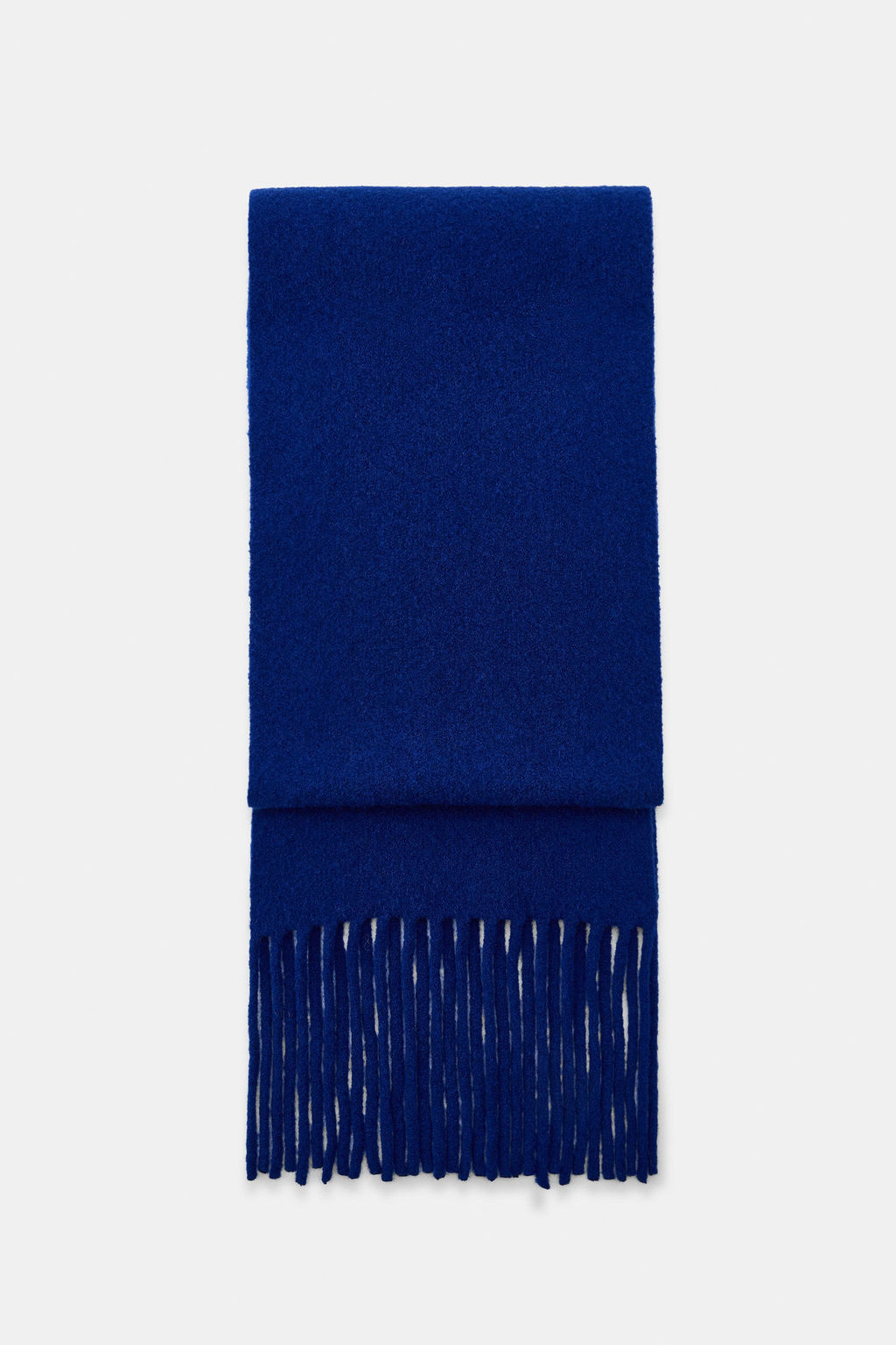 FRINGED KNIT WOOL SCARF - Zara фото 7