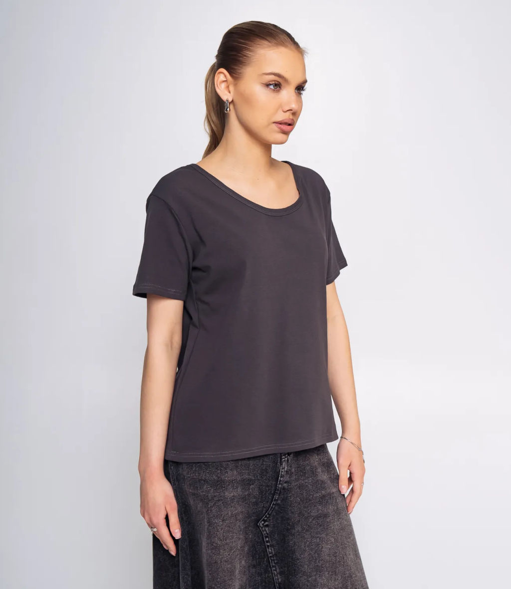 Футболка #ОКТ075005, графит