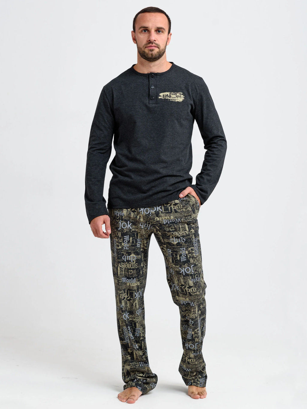 Пижама мужская Гранж - Оптима фото 4