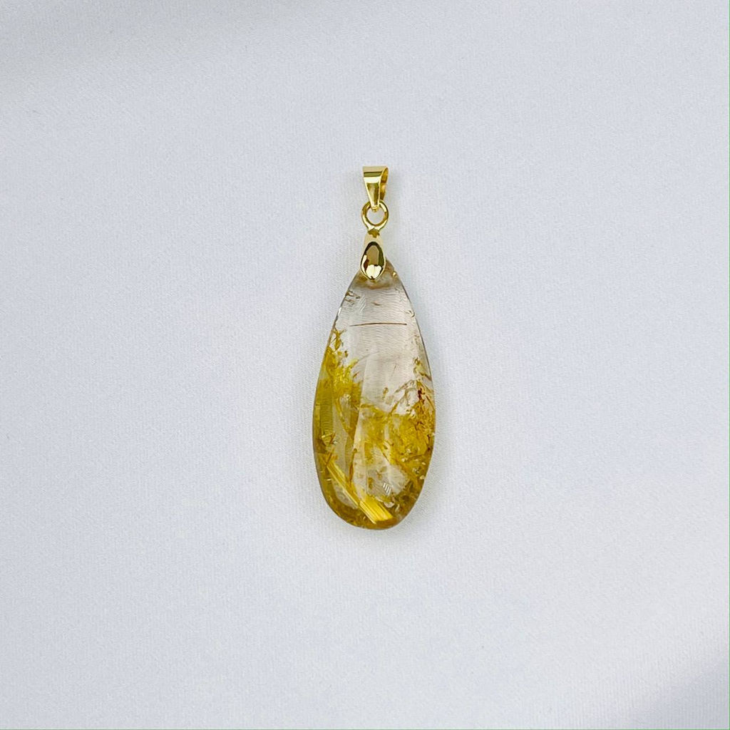 Кулон из Рутилового кварца (Волосатик)