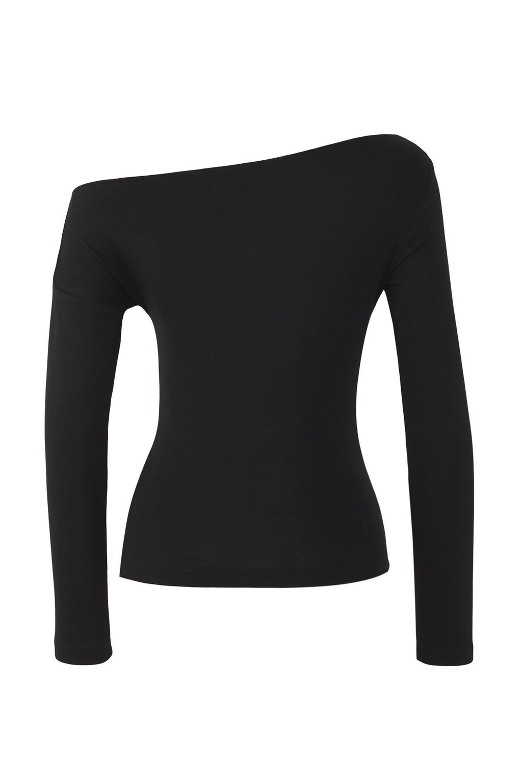 Siyah Duz Premium Yumusak Kumasl? Fitted/Vucuda Oturan Kay?k Yaka Orme Bluz TWOAW24BZ00227