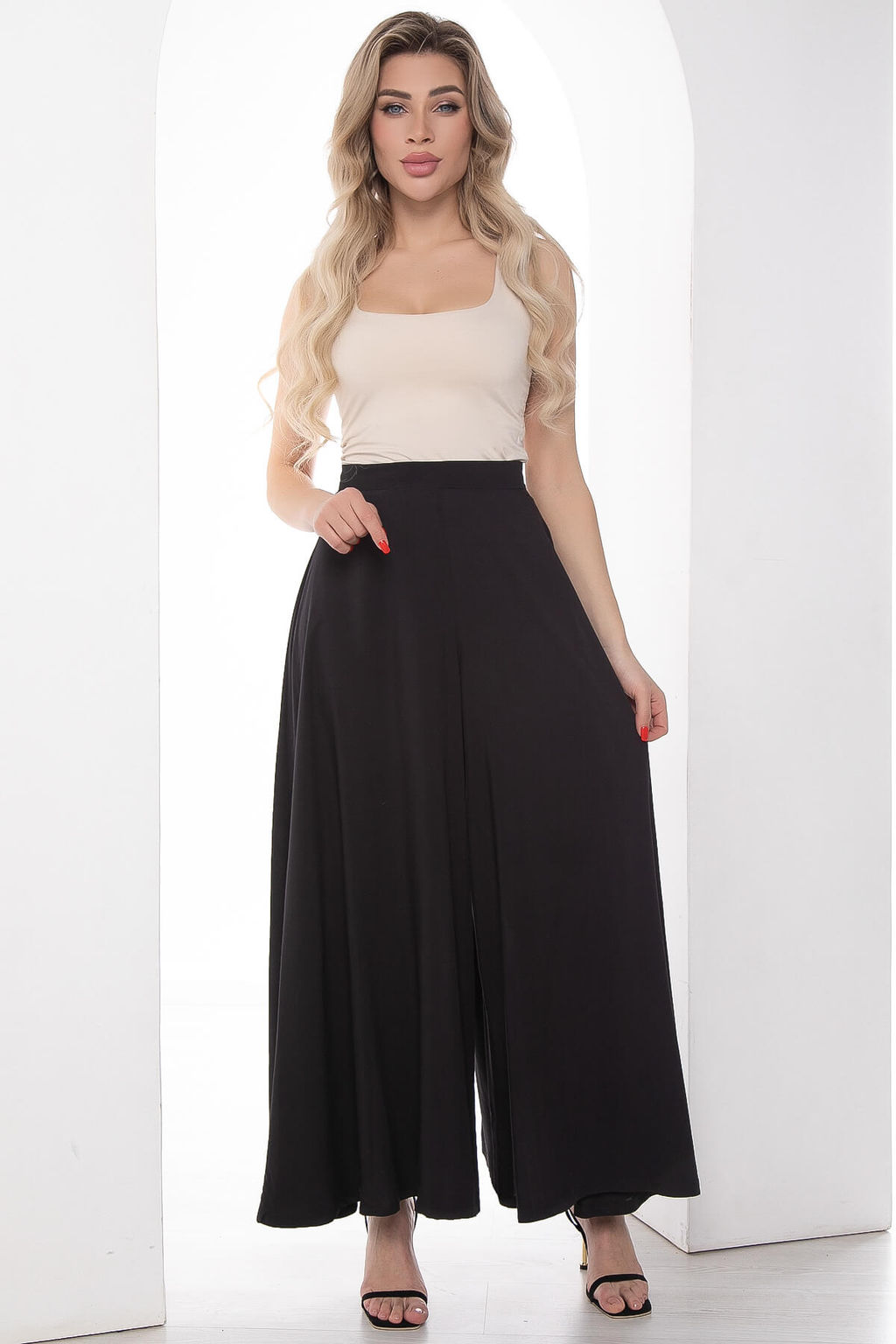 Брюки Камелия (черные) Б9091 - Lt collection фото 4