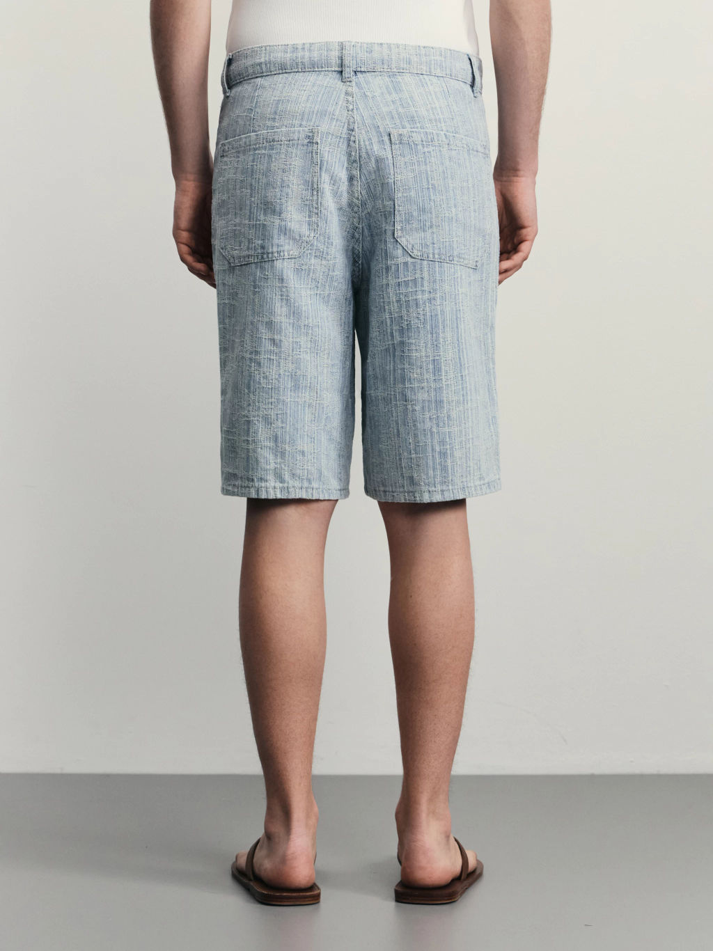 Брюки (бриджи) джинсовые мужские / Zarina  фото 5