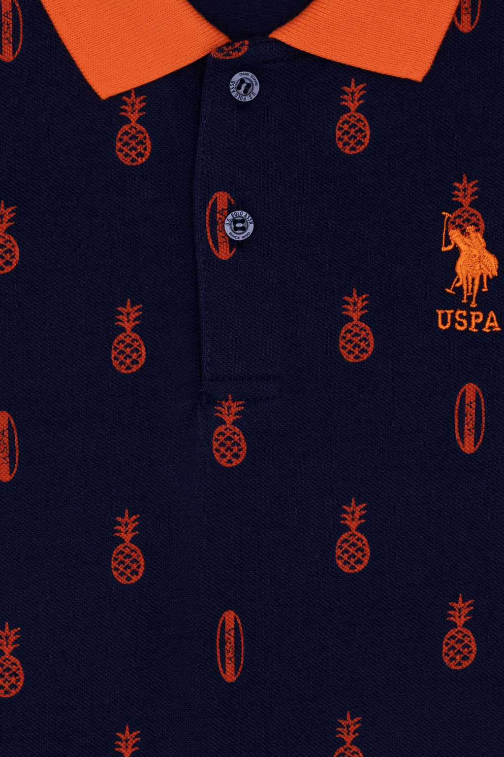 Мальчик темно -синий поло Yaka T -For Неожиданная скидка в корзине - U.s. polo assn фото 3