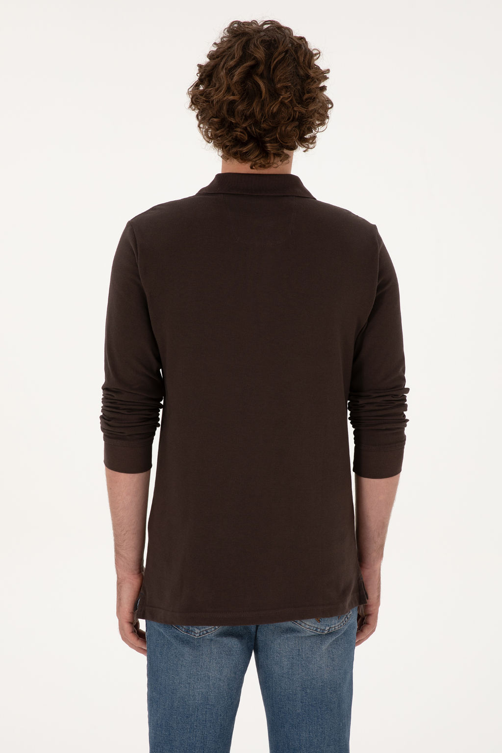 Erkek Koyu Kahverengi Basic Sweatshirt Sepette S_rpriz _ndirim - U.s. polo assn фото 12