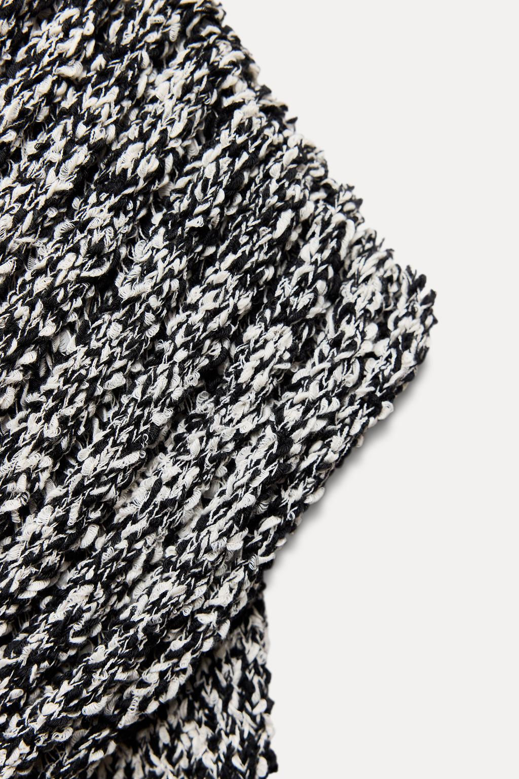 ASYMMETRIC KNIT TOP - Zara фото 5