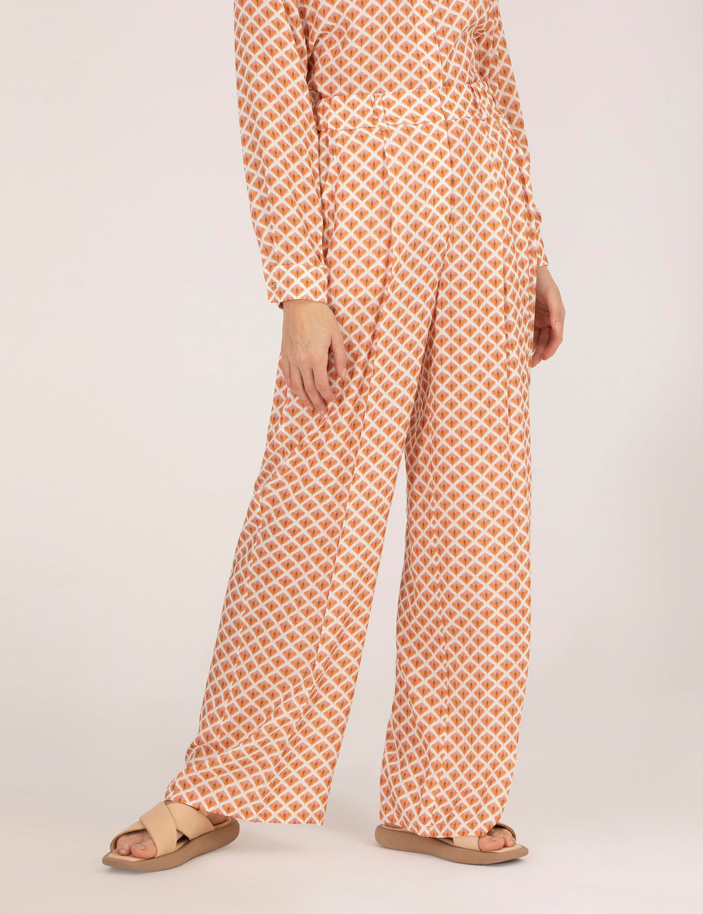 Turuncu Y_ksek Bel Loose Fit Pantolon - Pierre cardin фото 2