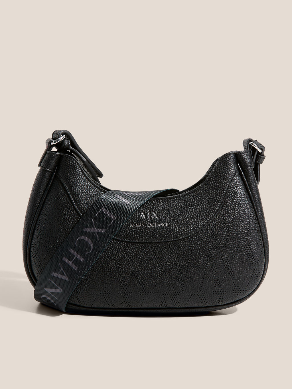 Женская сумка через плечо ARMANI EXCHANGE WAVE TRAFORO Артикул 4368396, черный