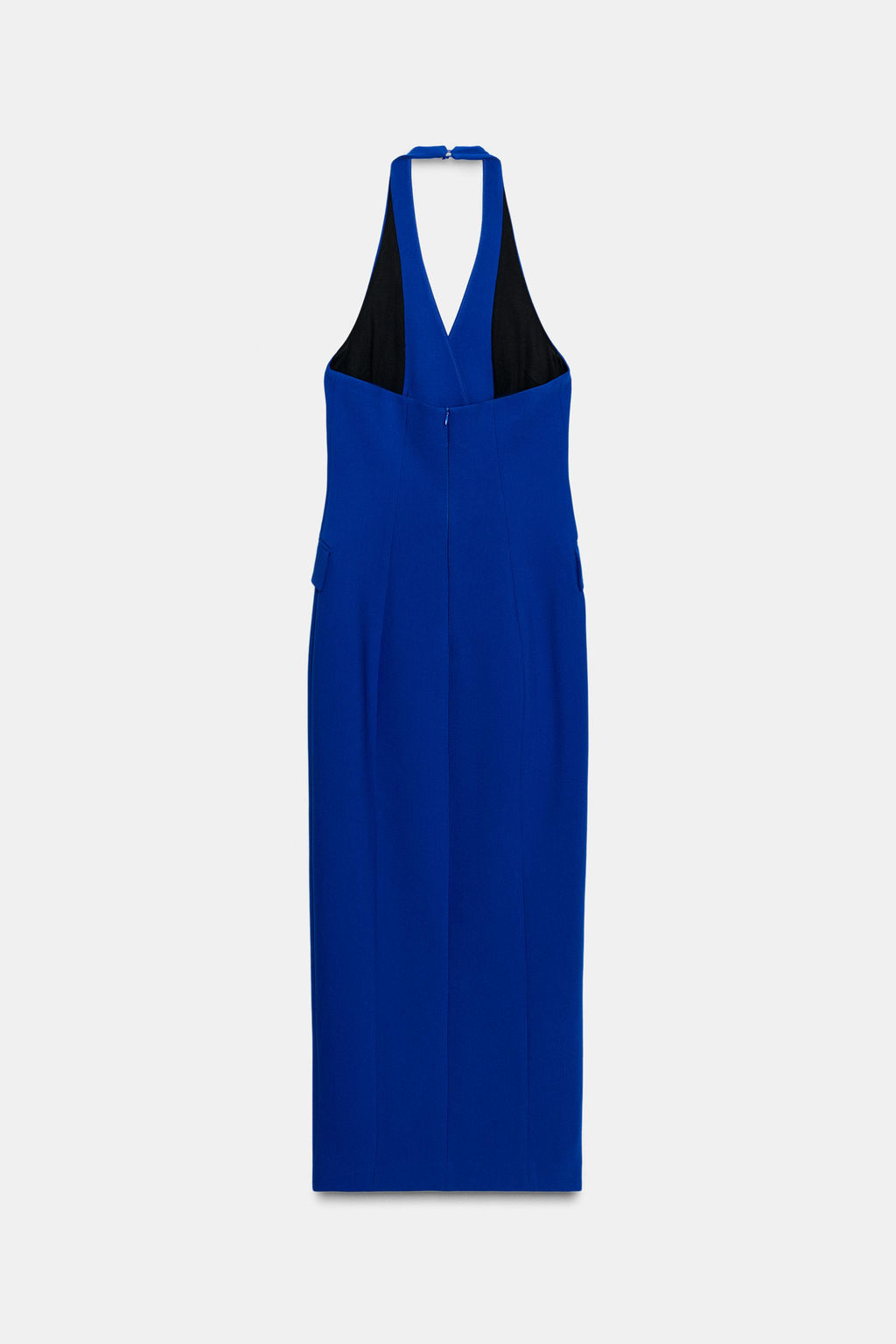 CROSSOVER HALTER NECK MIDI DRESS - Zara фото 8