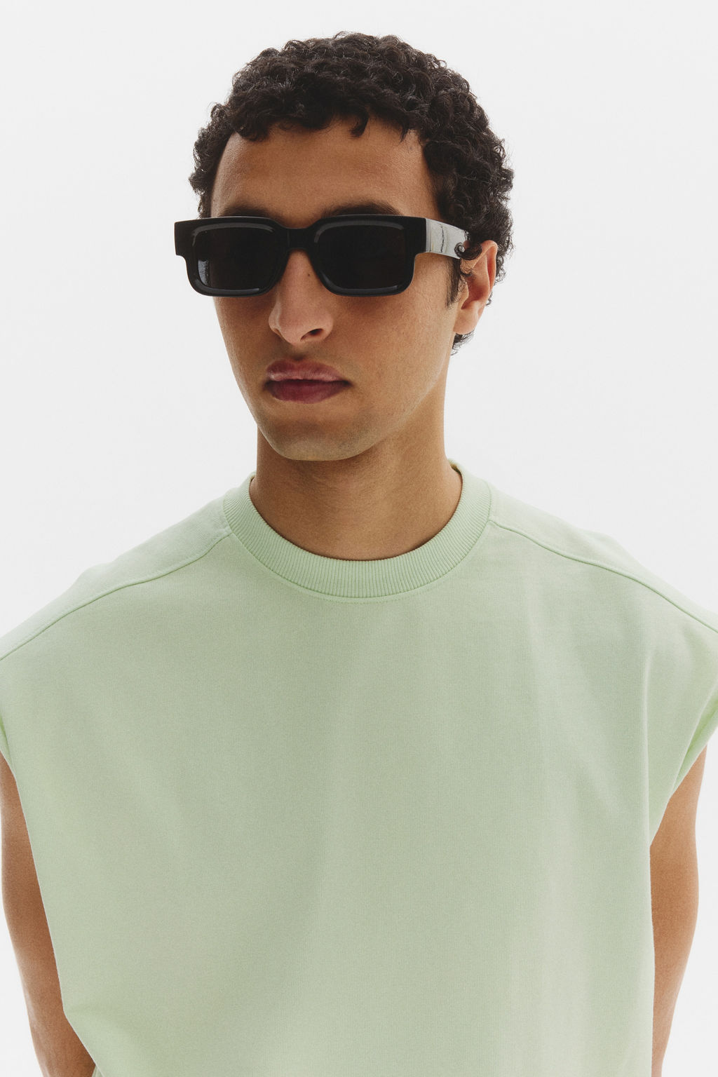 Camiseta sin mangas boxy Oversized Fit - H&m фото 8