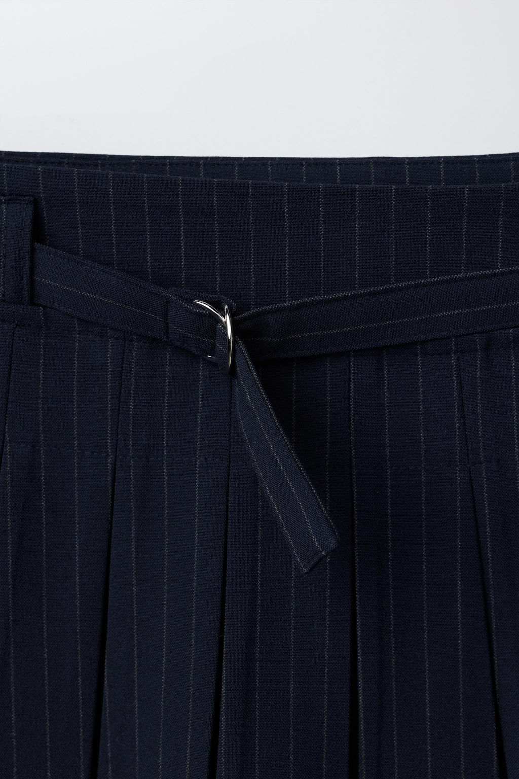 PINSTRIPE SKIRT WITH BELT - Zara фото 7