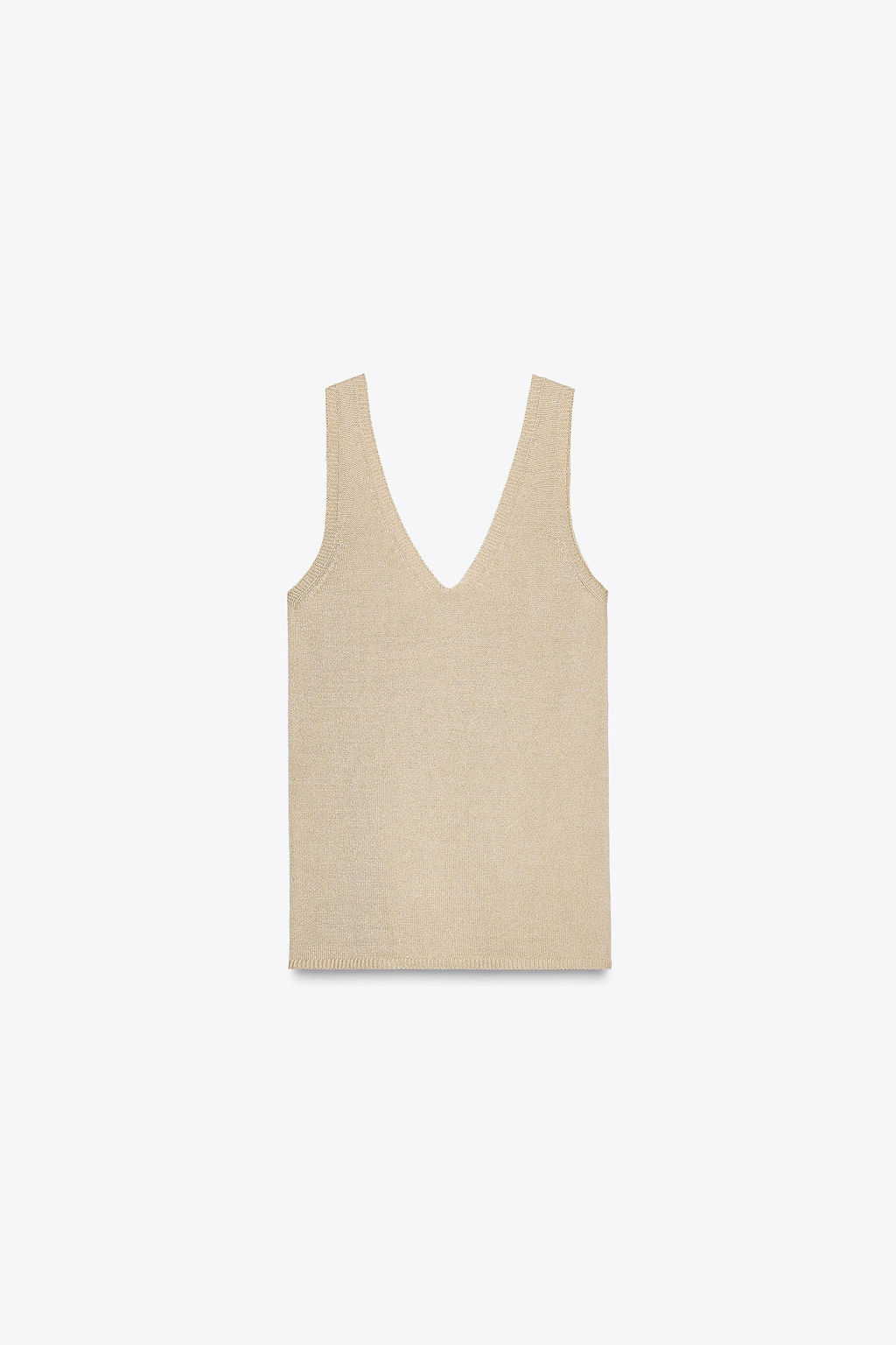 SLEEVELESS KNIT TOP - Zara фото 5