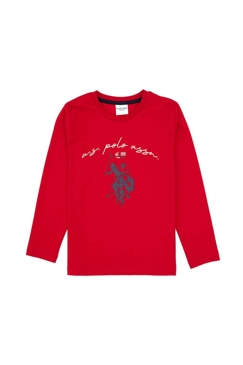 Erkek _ocuk K_rm_z_ Pijama Tak_m_ Sepette S_rpriz _ndirim - U.s. polo assn фото 2