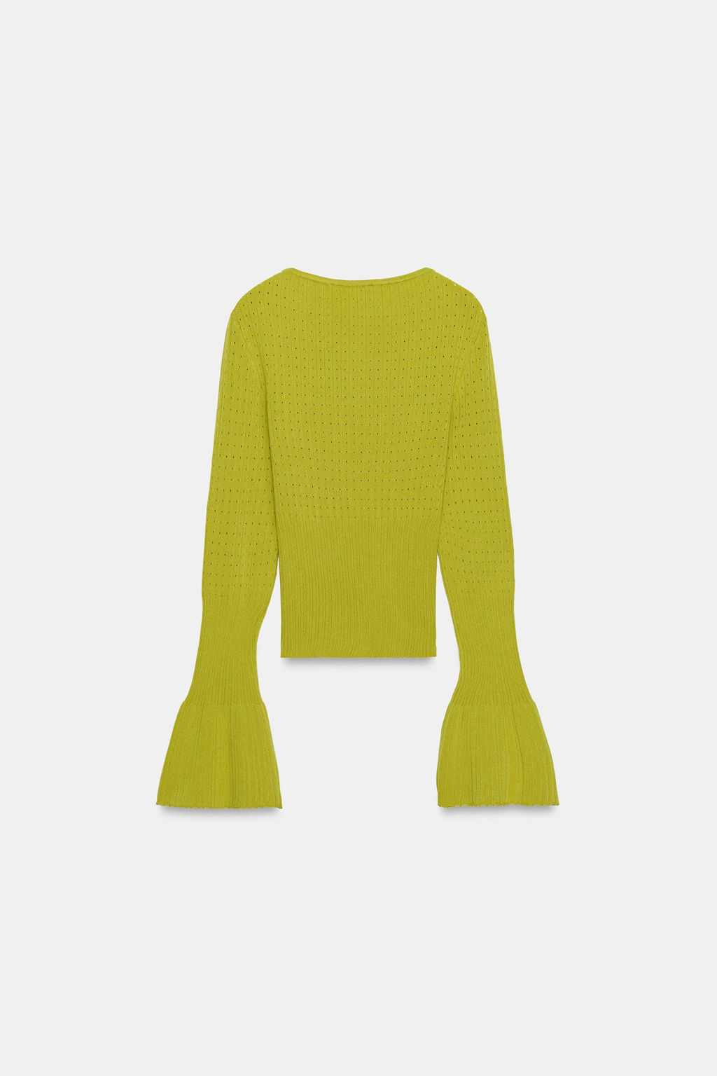 POINTELLE FLARED SLEEVE JUMPER - Zara фото 2