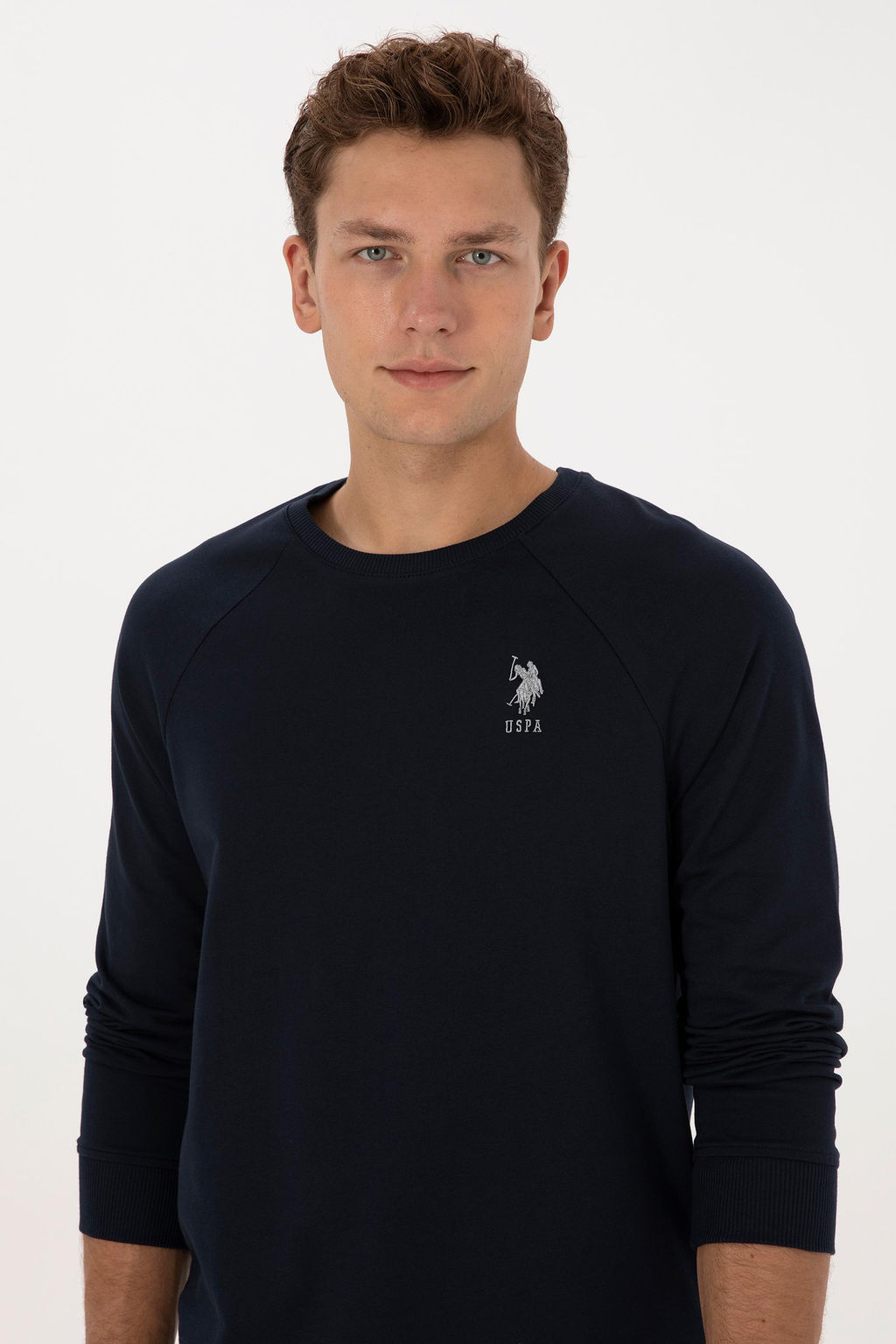 Erkek Lacivert Basic Sweatshirt - U.s. polo assn фото 2