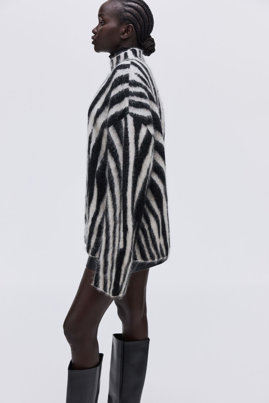 Jersey en mezcla de mohair con cuello perkins - H&m фото 4