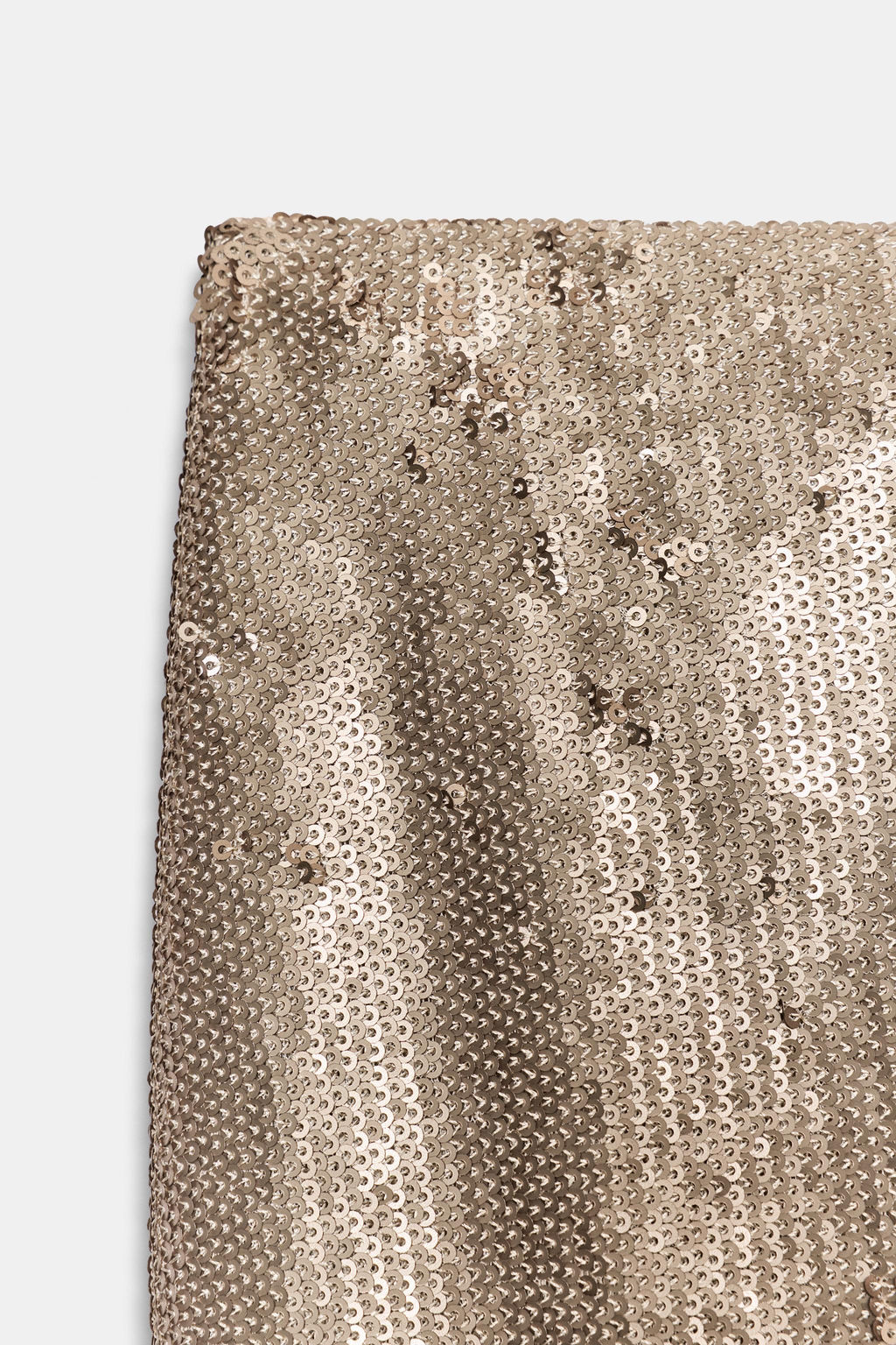 FALDA MIDI LENTEJUELAS ZW COLLECTION / Beige - Zara фото 7