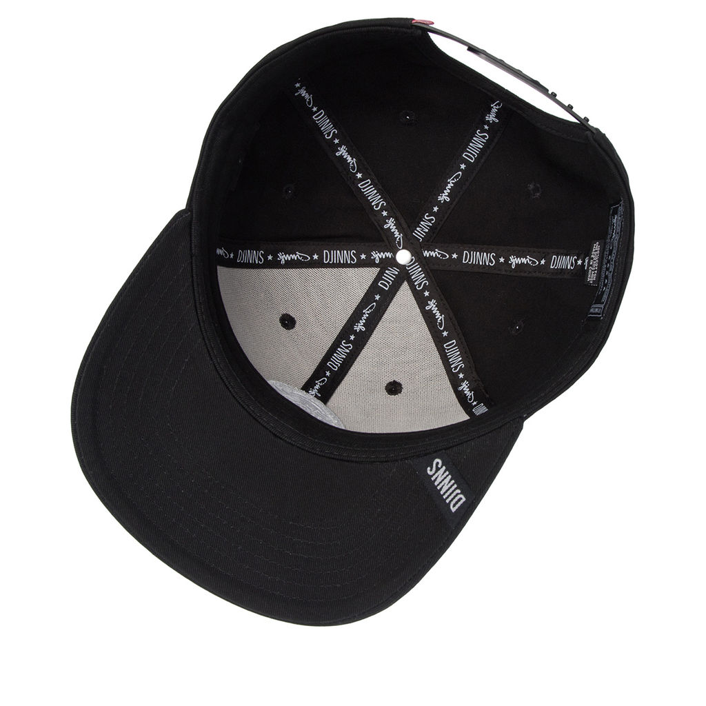 Бейсболка DJINNS арт. 6P TrueFit 2.0 Cap Tru Thoughts (черный)