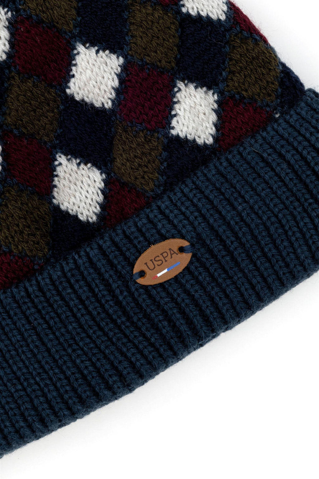 Мужской темно-синий берет - U.s. polo assn фото 3