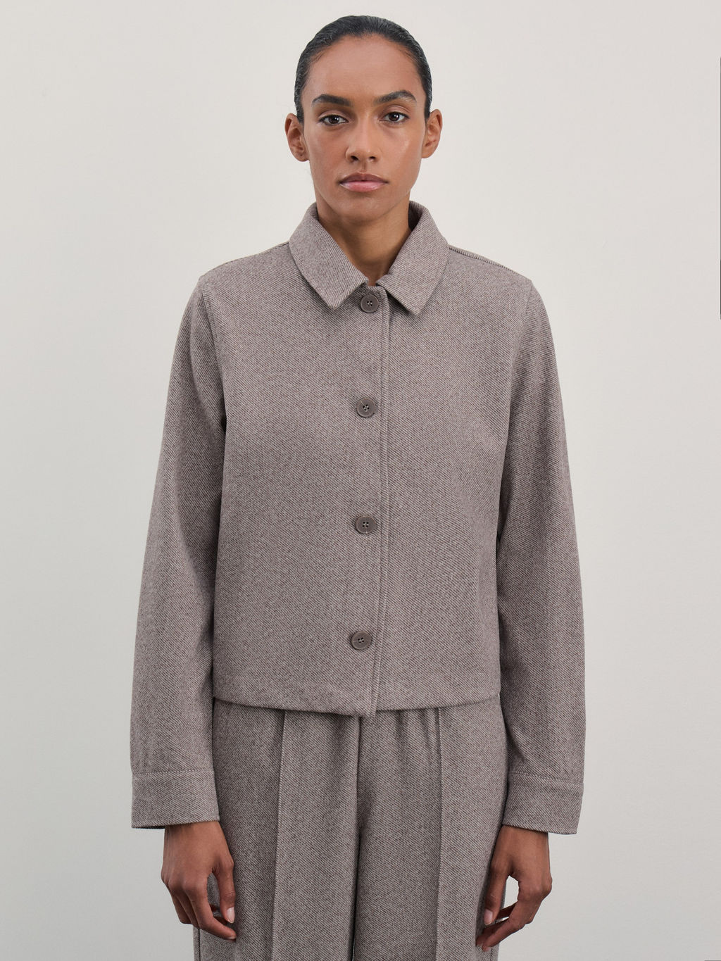 Укороченная рубашка / Zarina  фото 3