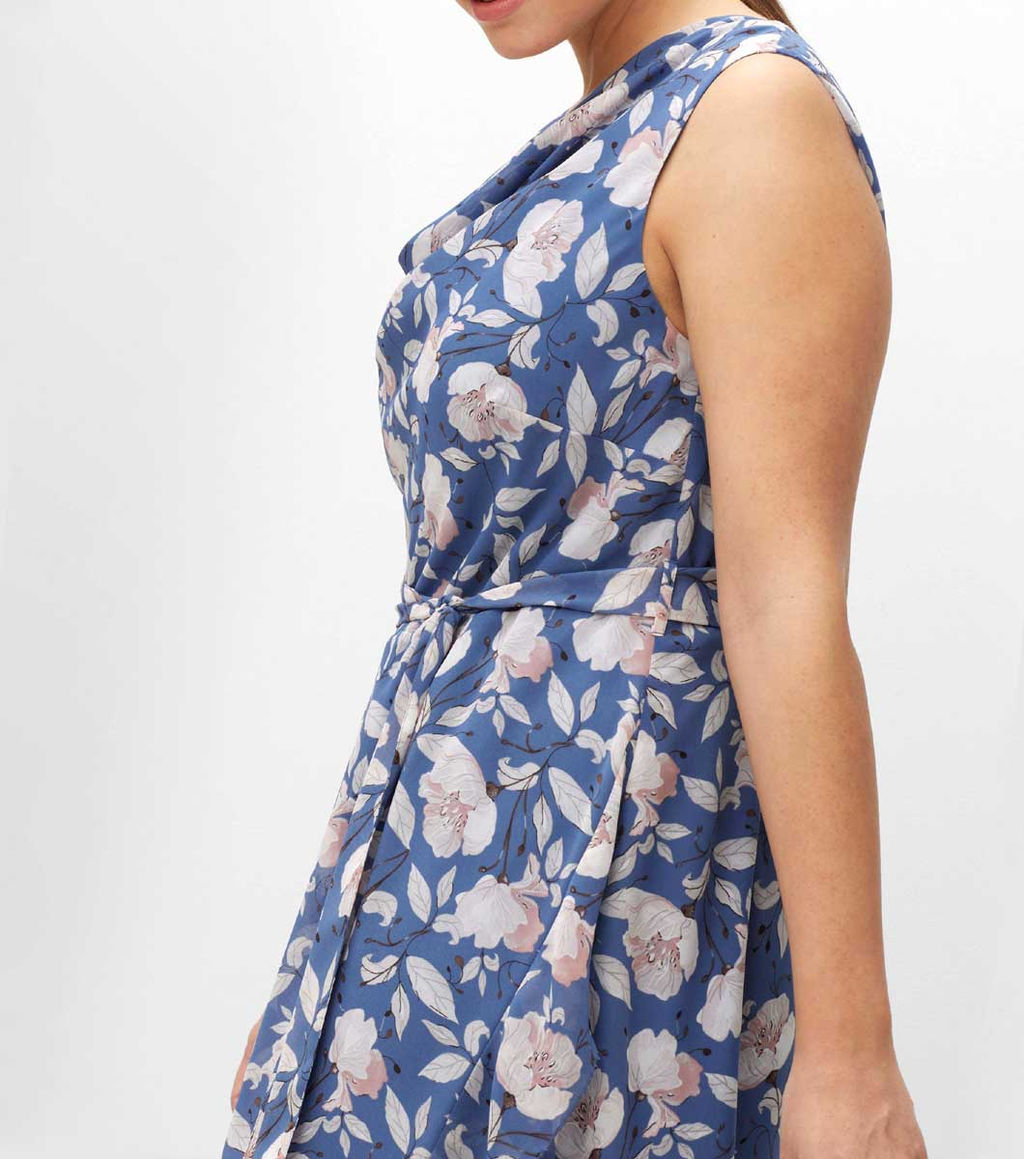 Платье, синее - Sheego фото 5