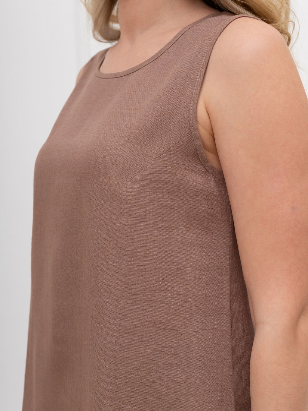 Блузка (топ) Сибелла-5 из вискозы со льном - Виотекс фото 49