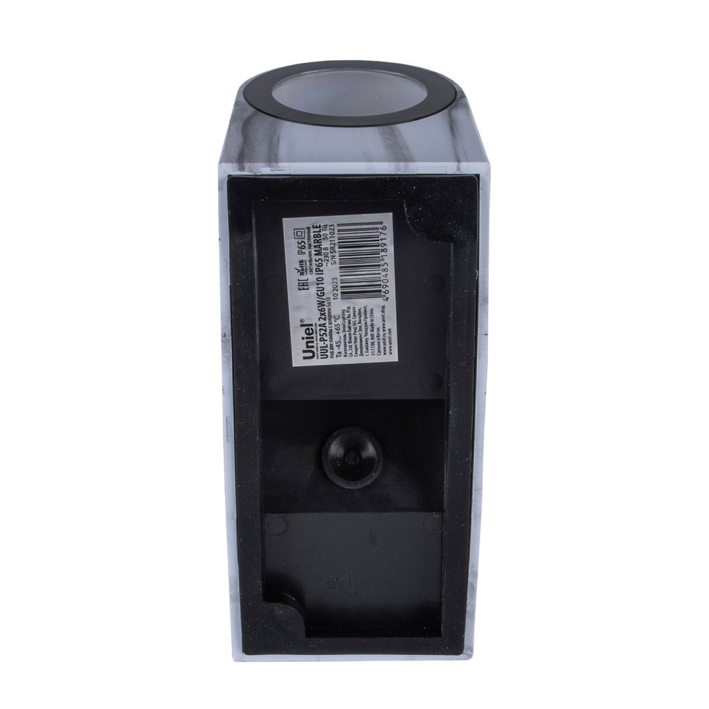 UUL-P52A 2х6W/GU10 IP65 MARBLE Светильник уличный, под две лампы GU10. Архитектурный накладной. Цвет корпуса мрамор. TM Uniel