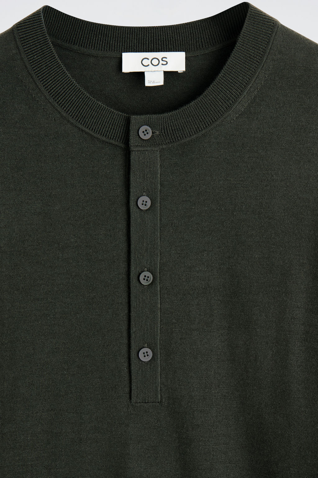 CAMISETA HENLEY DE LANA MERINO SLIM FIT - H&m фото 4