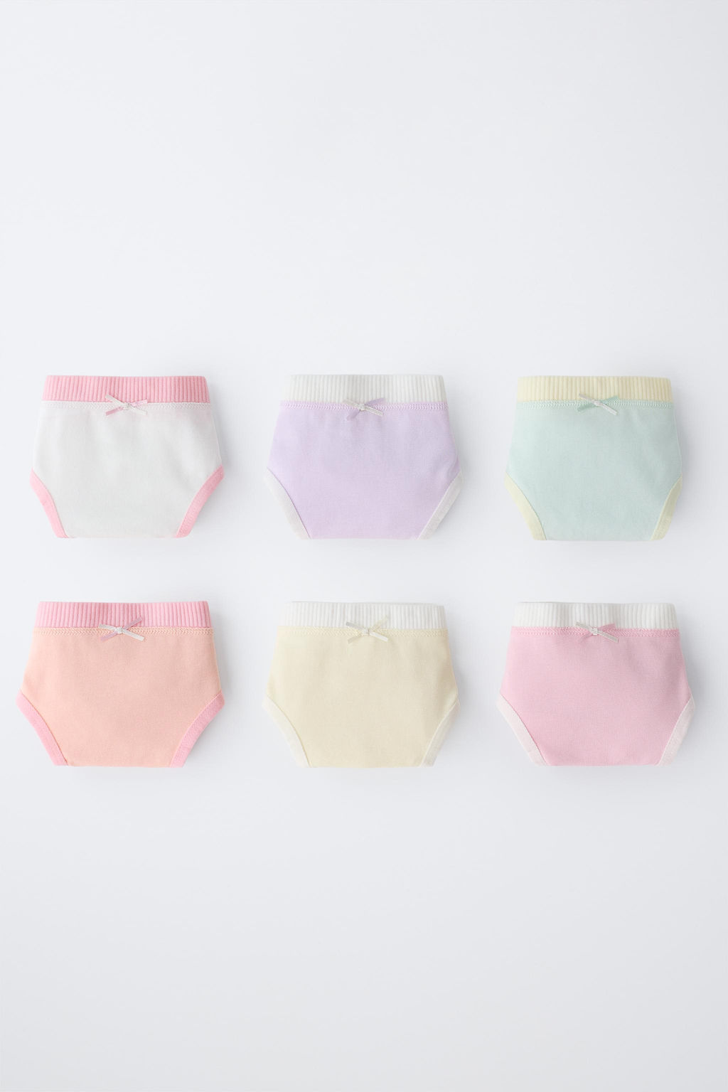 6-14 A?OS/ PACK SEIS BRAGUITAS CONTRASTE / Multicolor - Zara фото 5