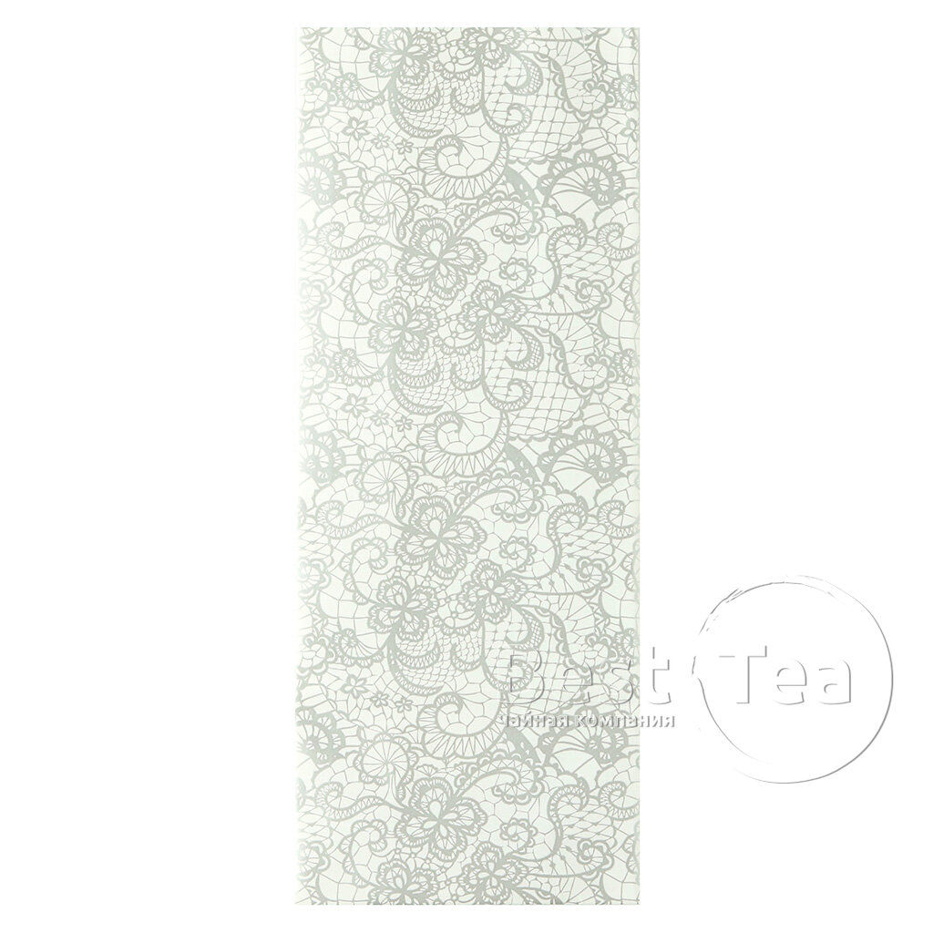 250 г Пакет трехслойный Кружева серебро 80*50*205 упак.100шт