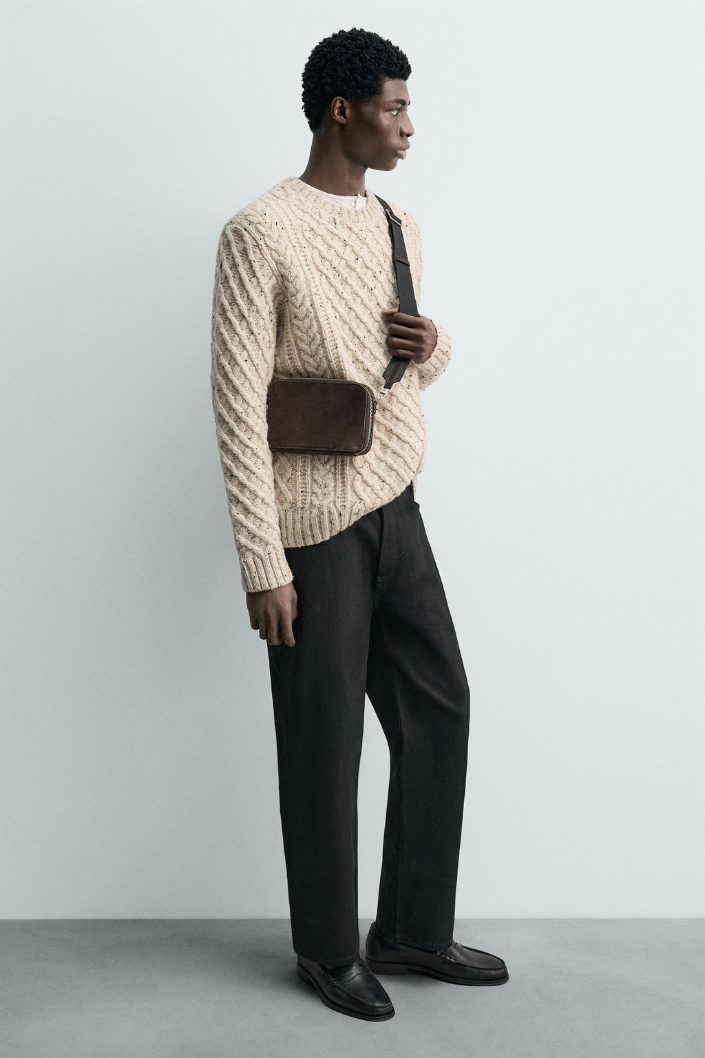 BANDOLERA PIEL / Marr?n - Zara фото 2