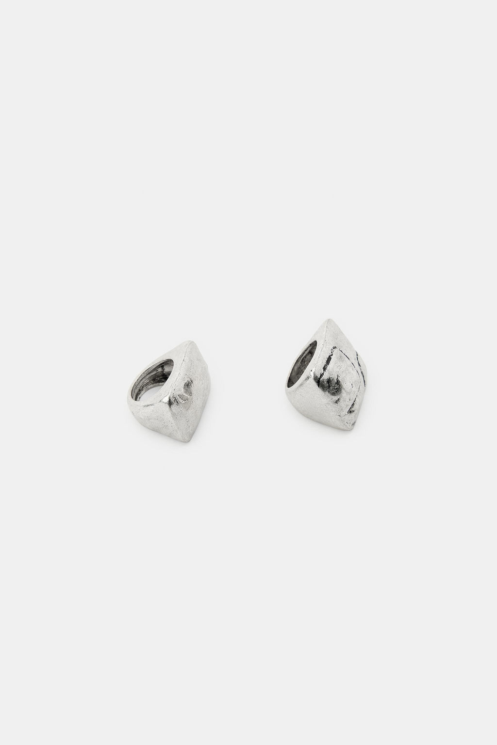 2-PACK OF RECTANGULAR MAXI RINGS - Zara фото 4