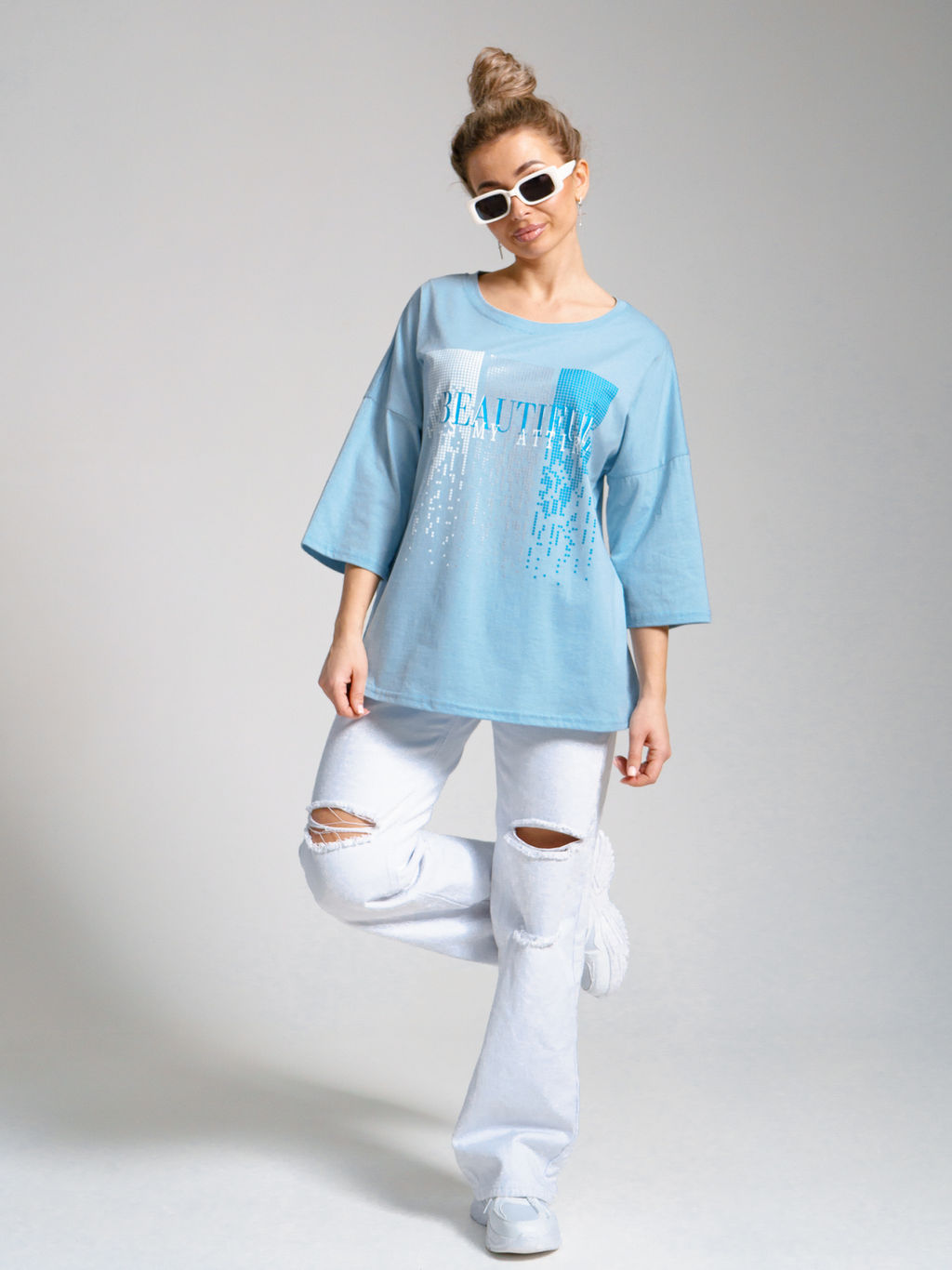 897 Футболка из турецкого хлопка - Svetekst фото 37