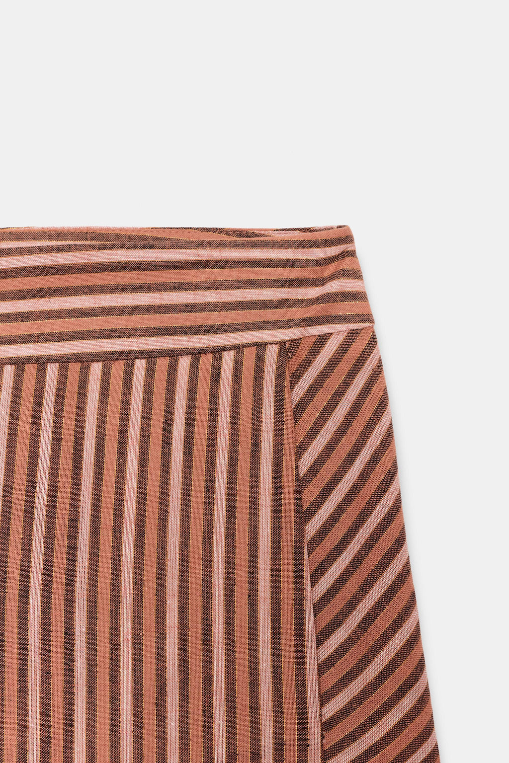 PANTAL?N ANCHO RAYAS HILO METALIZADO / Multicolor - Zara фото 8