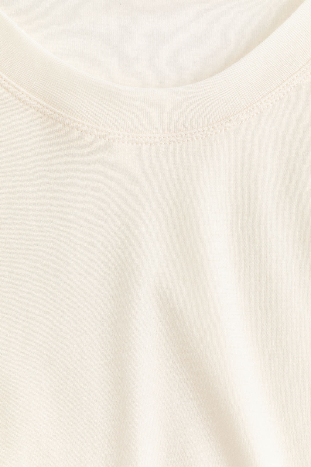 Camiseta de algod?n pima con escote en U - H&m фото 6