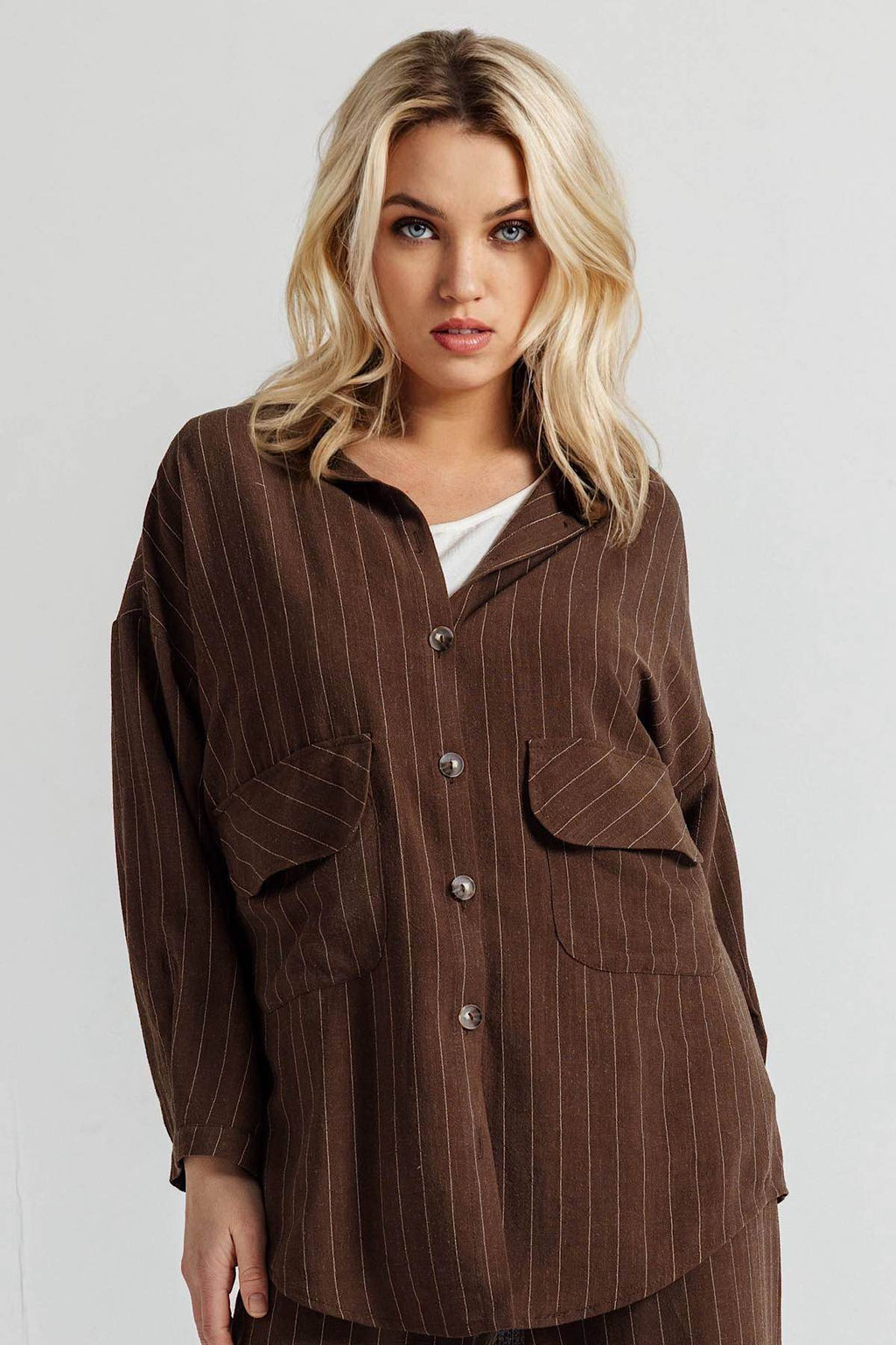 Блузка женская 4515/55/Коричневый