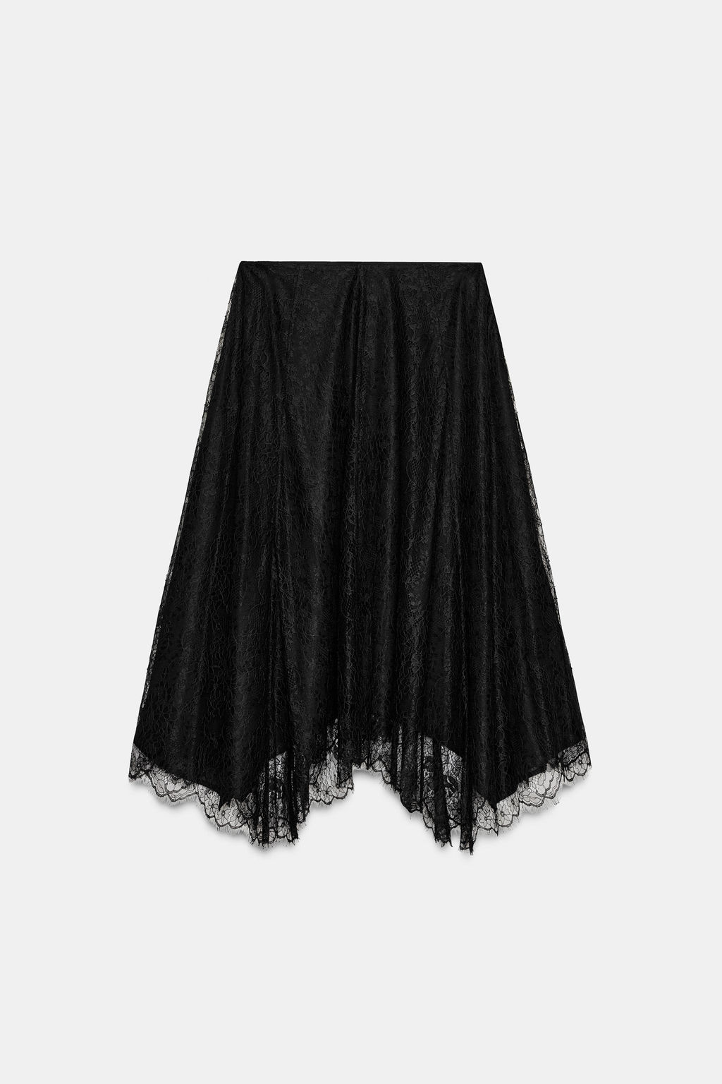 ZW COLLECTION LACE MIDI SKIRT - Zara фото 4
