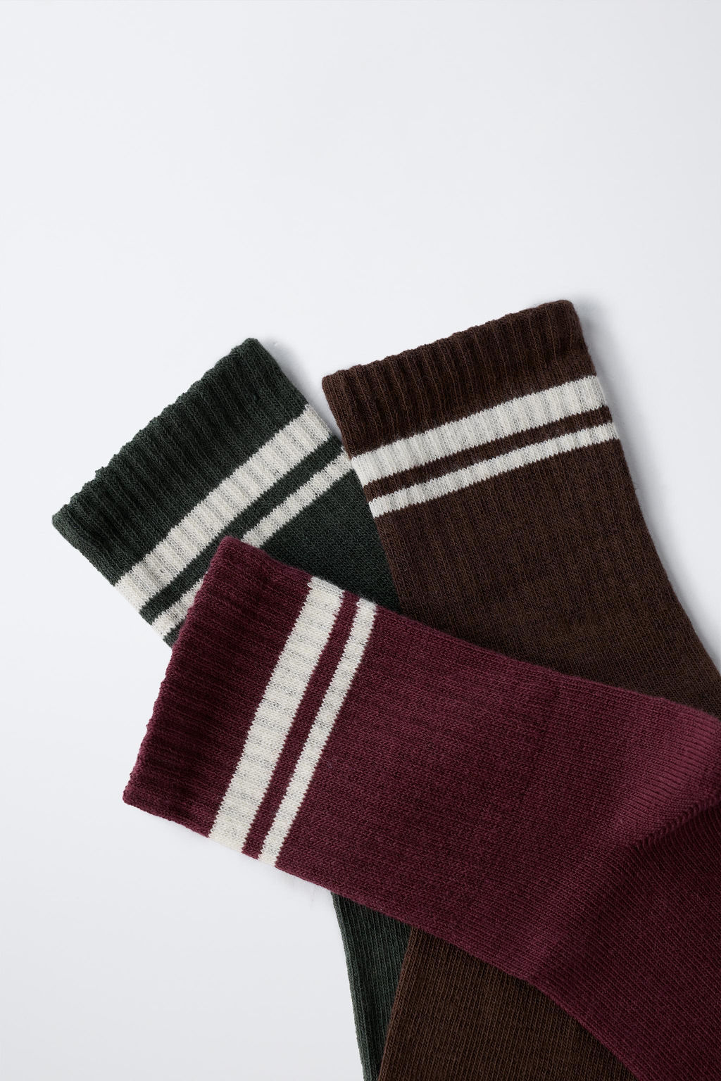 3-PACK OF LONG SOCKS WITH STRIPES - Zara фото 3
