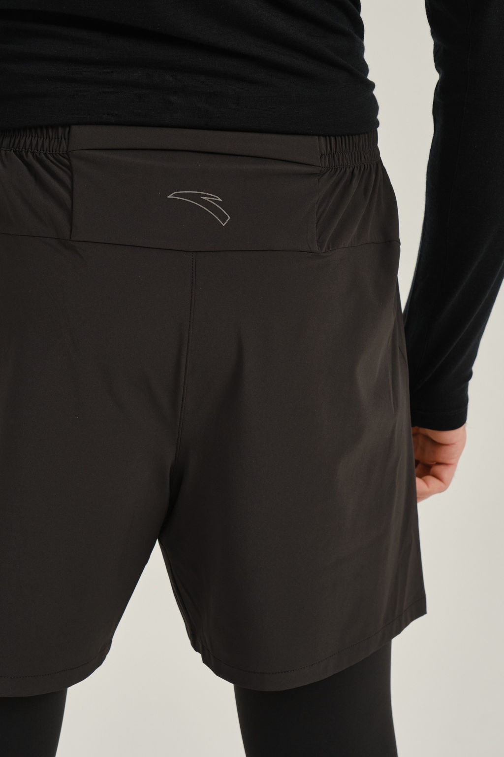 Тайтсы 2-в-1 Черный ADVANCED RUNNING 2 in 1 Pants - Anta фото 7