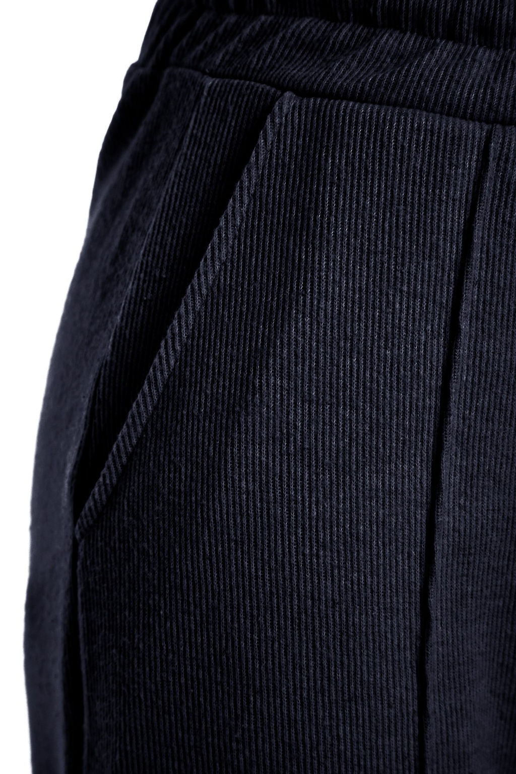 Gri Melanj Selanik Kumas Nervur Detayl? Cepli Genis Duz Orme Esofman Alt? Pantolon TWOAW24EA00021 - Trendyolmilla фото 12